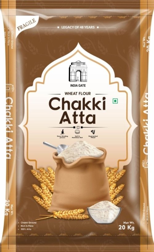 India Gate Wheat Flour Pouch