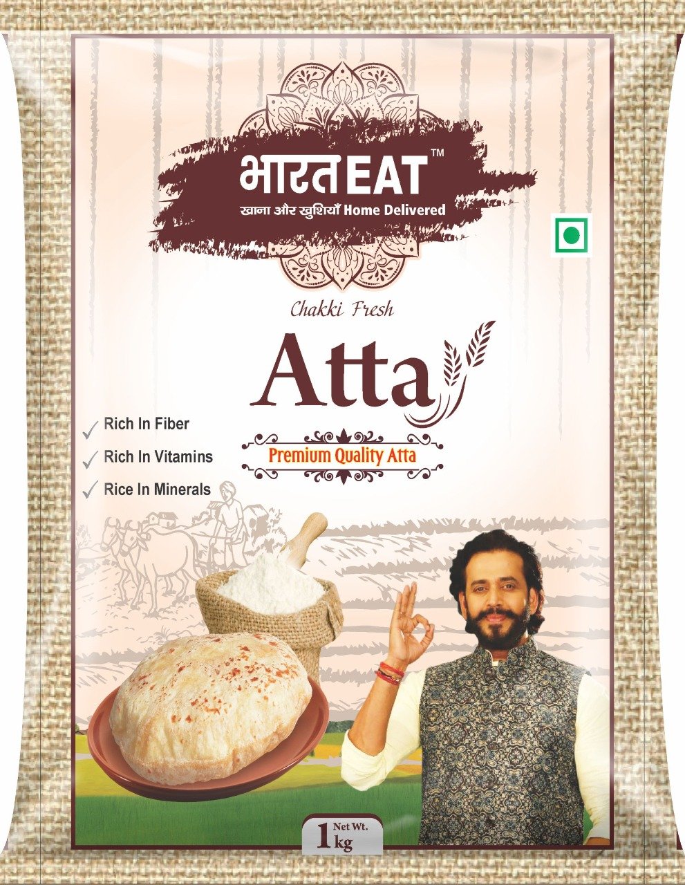 BharatEat Atta Pouch