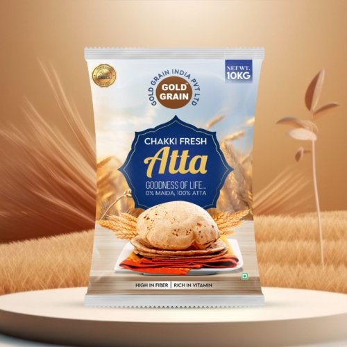 Gold Grain Atta Pouch